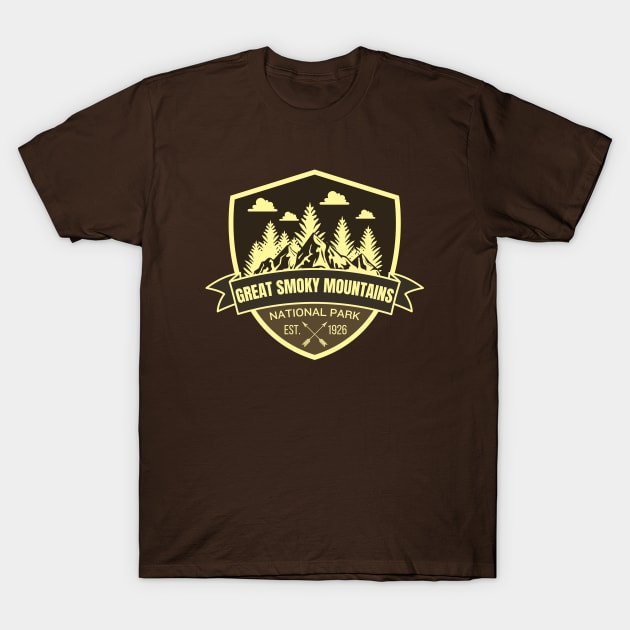 Great Smoky Mountains T-Shirt by FullOnNostalgia